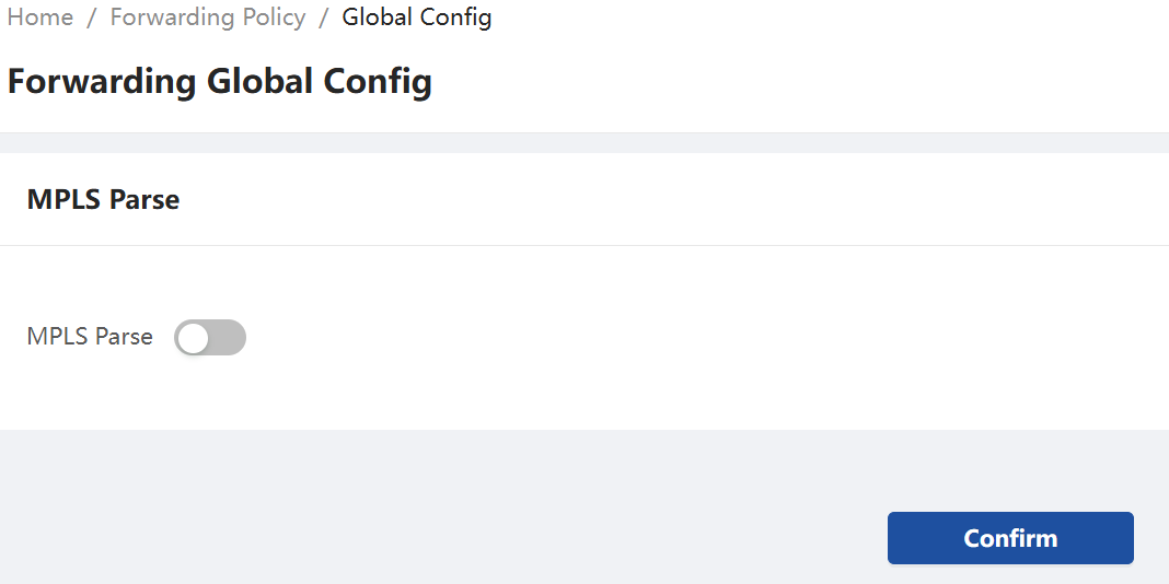 MPLS Decoding Configuration